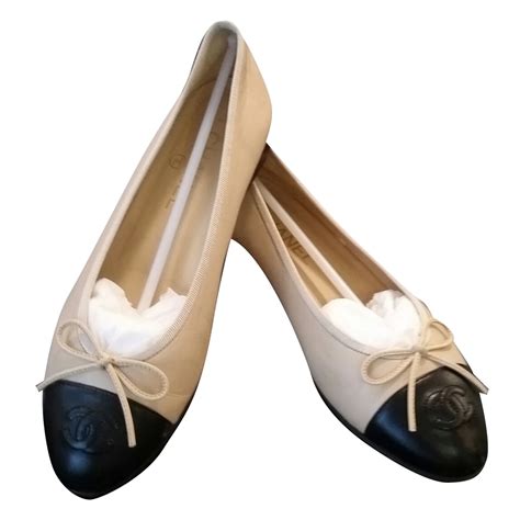 chanel ballet flats size 8|chanel two tone ballet flats.